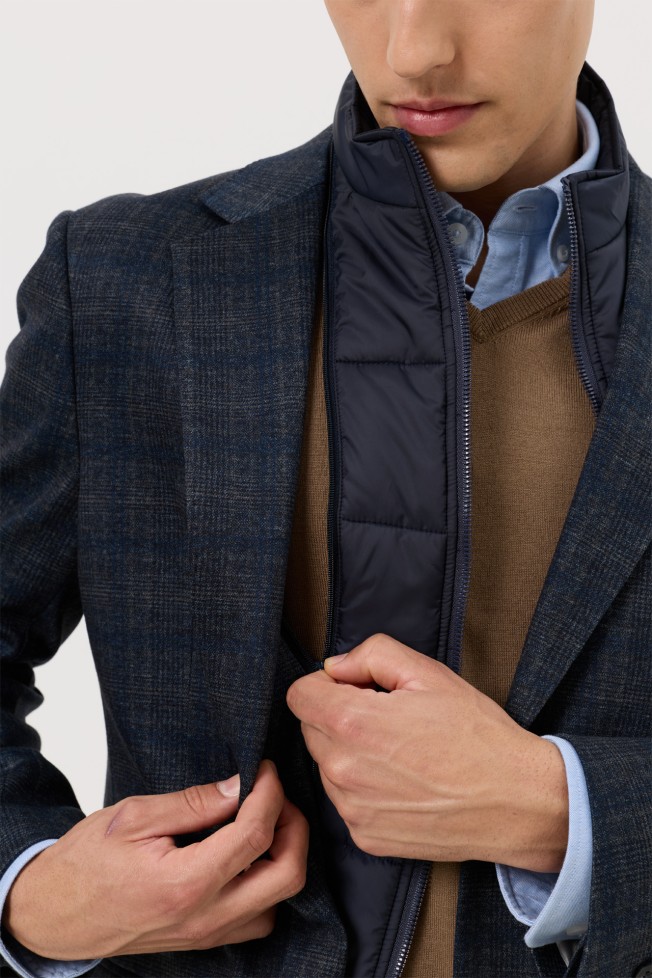 Blazer slim fit com colete Blazer slim fit com colete