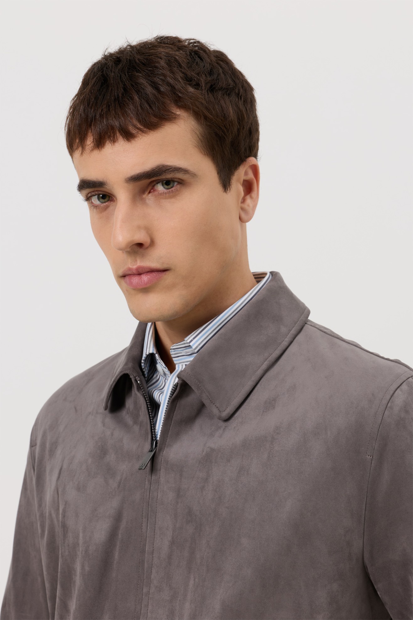 Blus�o efeito camur�a