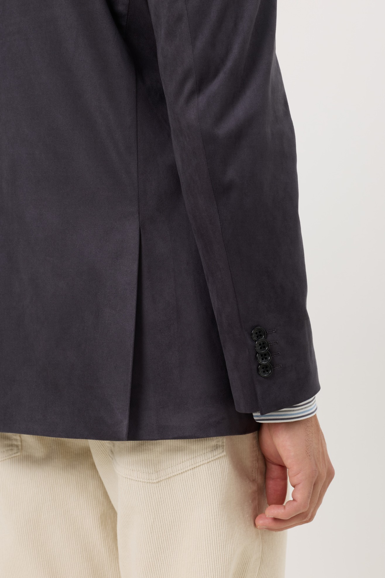 Blazer efeito camur�a