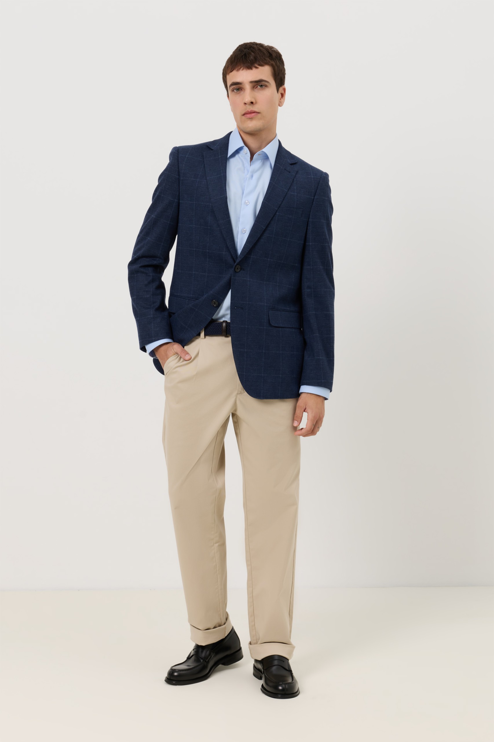 Blazer de punto slim fit