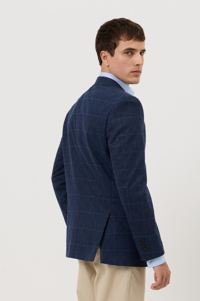 Blazer de malha slim fit