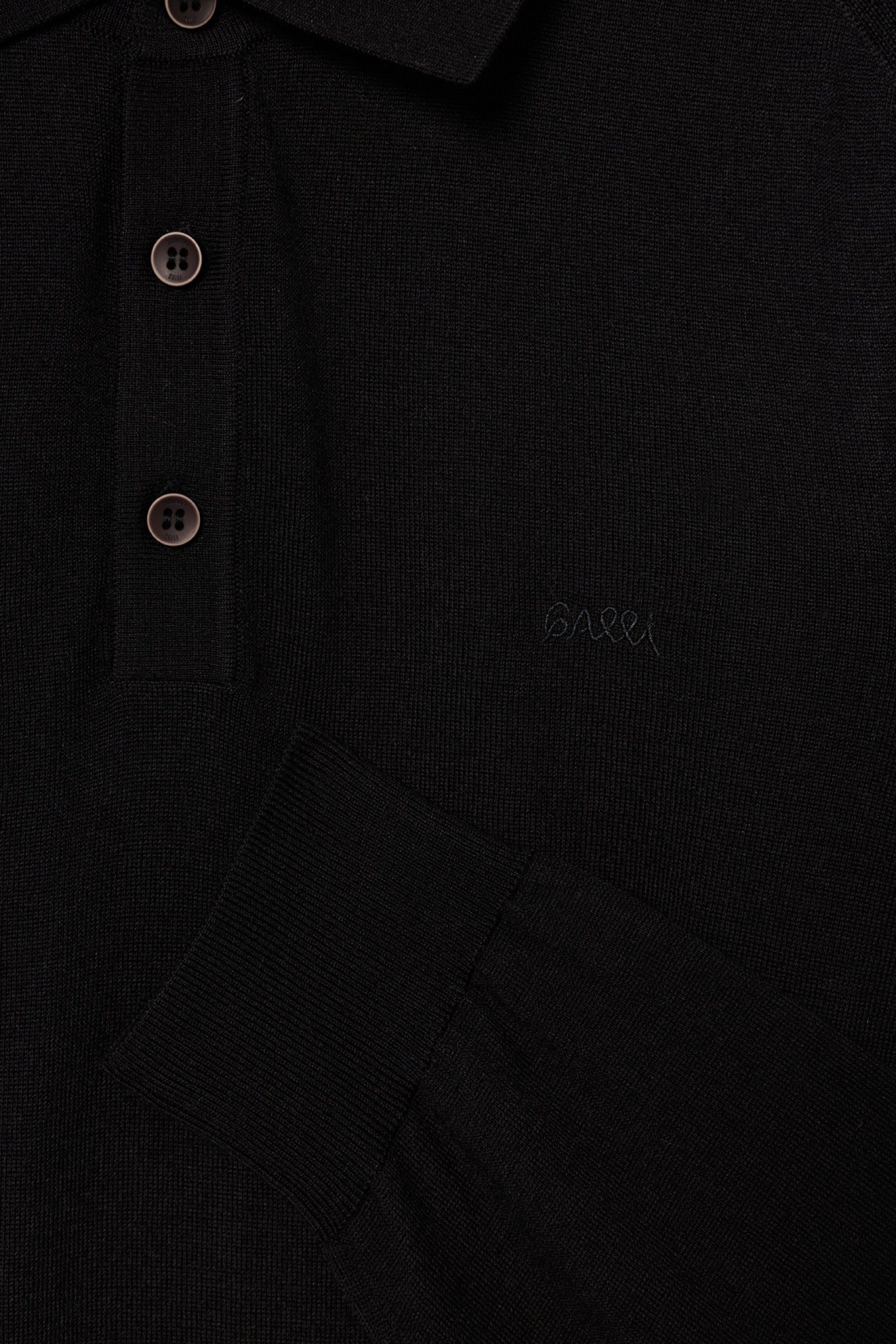 Polo de punto de lana merino