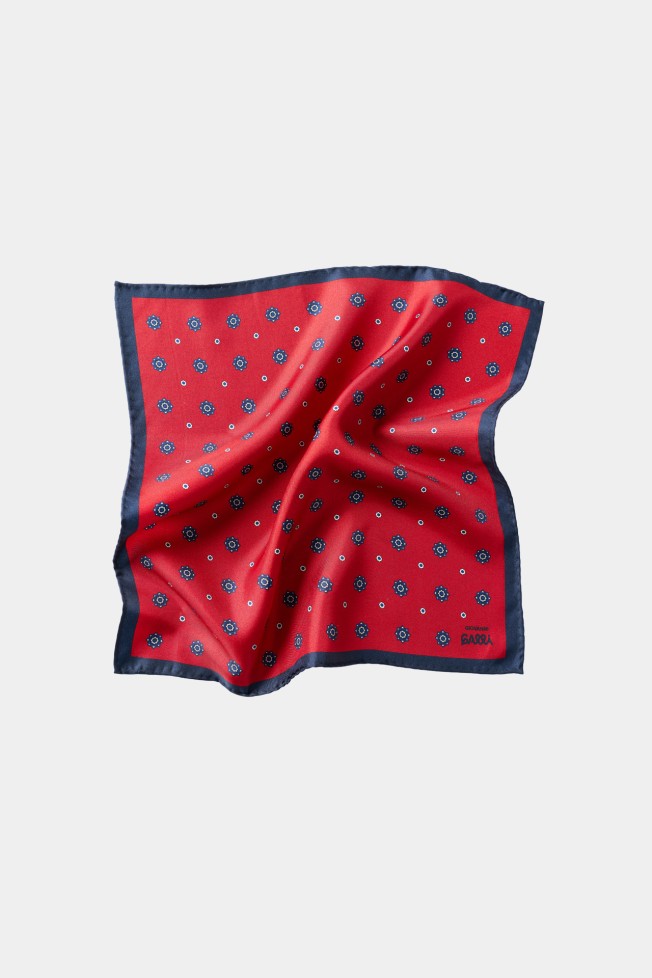 Lenço estampado 100% seda Lenço estampado 100% seda