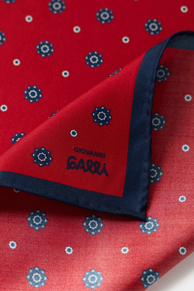 Lenço estampado 100% seda Lenço estampado 100% seda