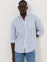 Camisa em linho regular fit