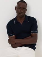 Polo de punto tricotado en algod�n