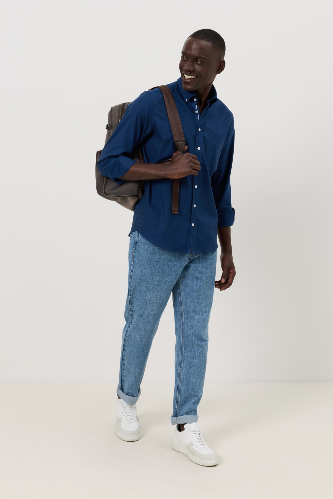 Camisa Oxford de corte regular