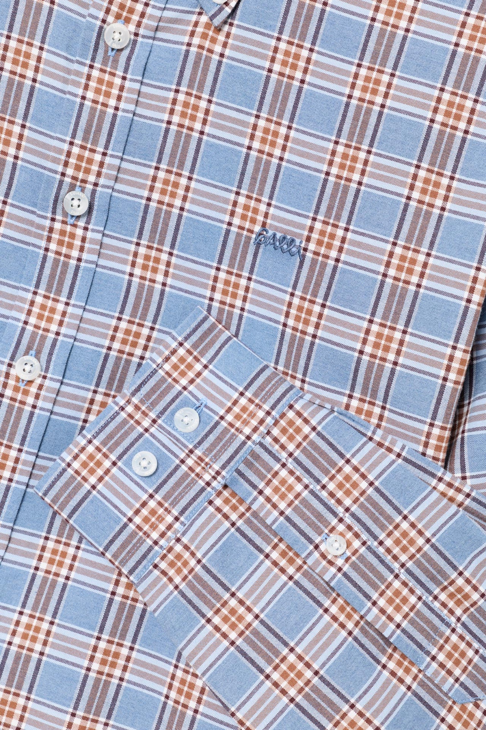 Camisa a cuadros de corte regular