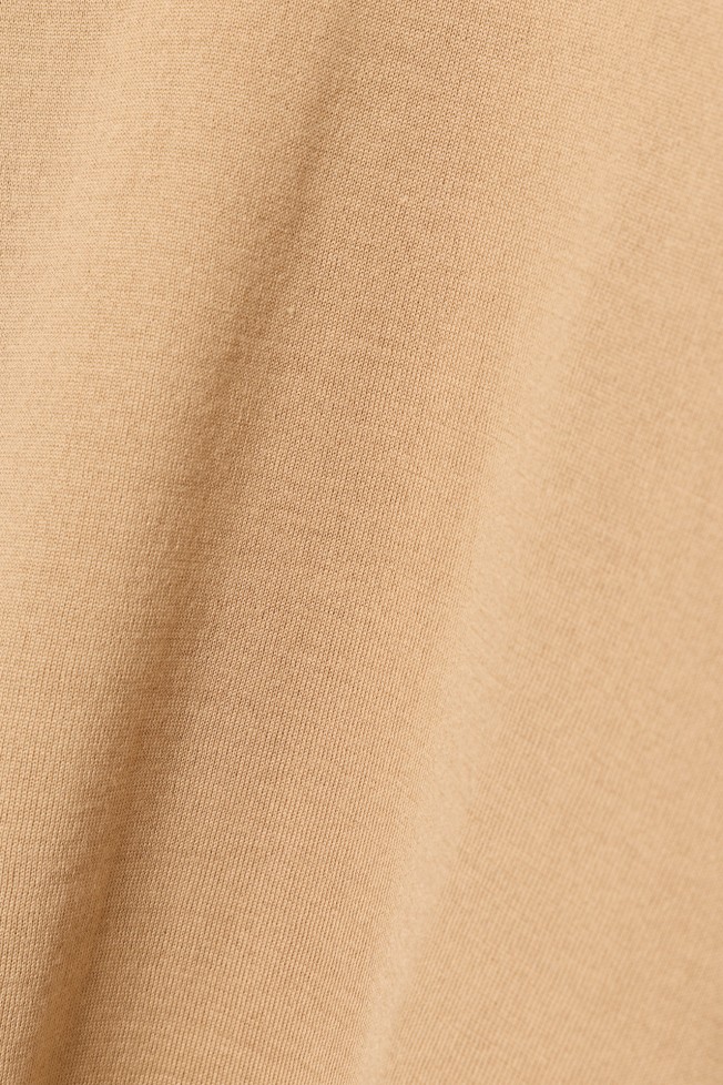 Jersey beige con lana merino Jersey beige con lana merino