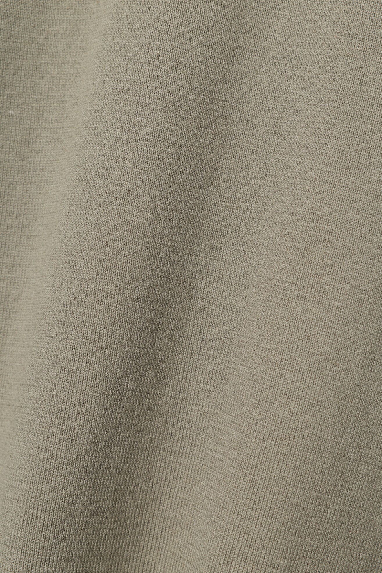 Camisola com decote em V caqui