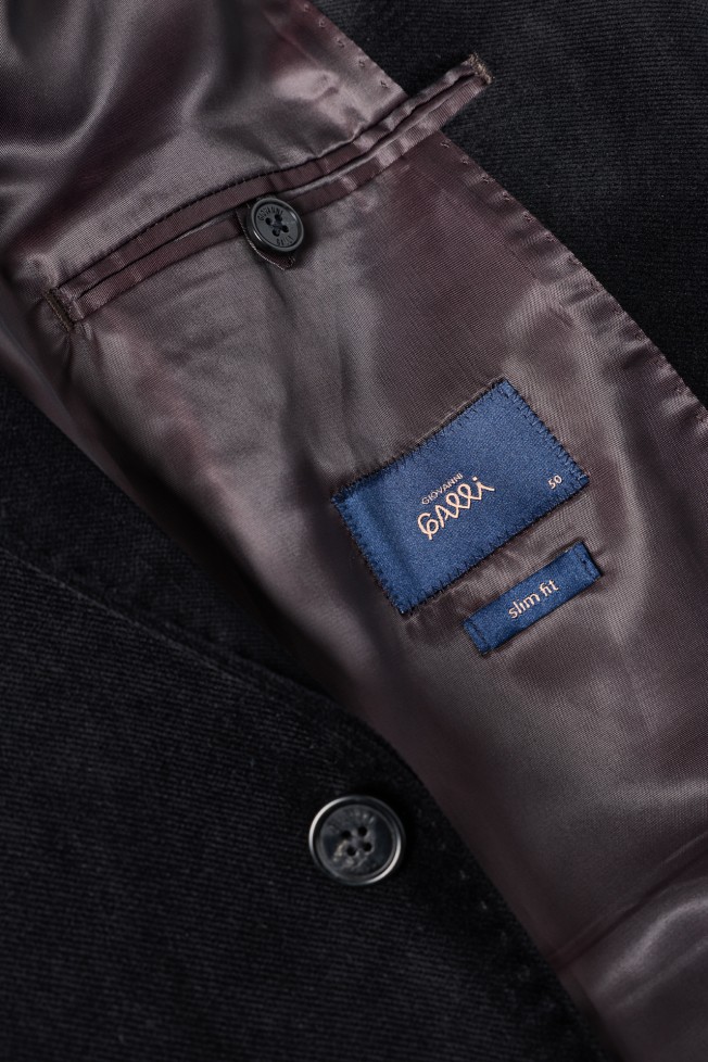 Blazer de terciopelo slim fit Blazer de terciopelo slim fit