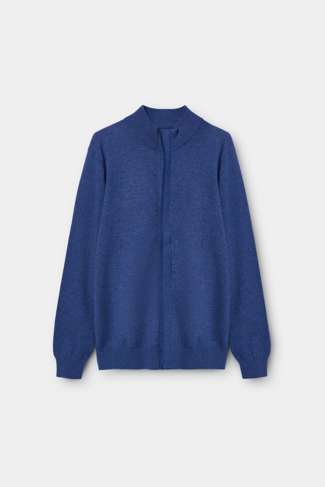 Casaco de malha com fecho Casaco de malha com fecho