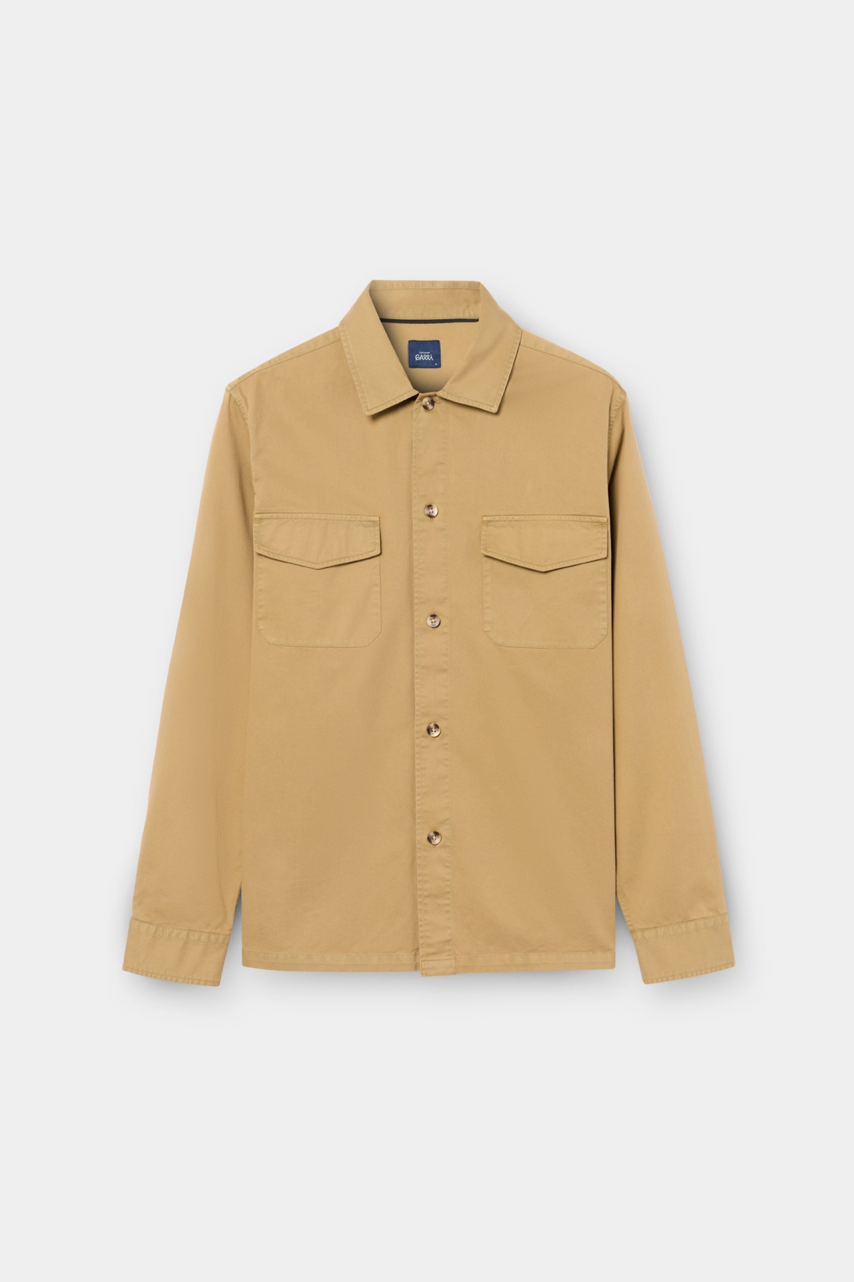 Overshirt em algodão
