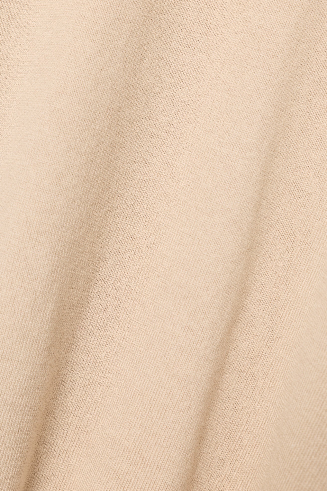 Camisola com decote em V bege