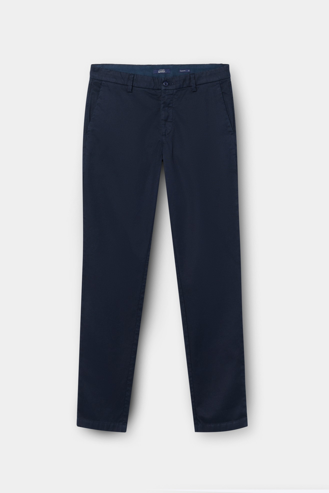 Calças chino com textura slim fit