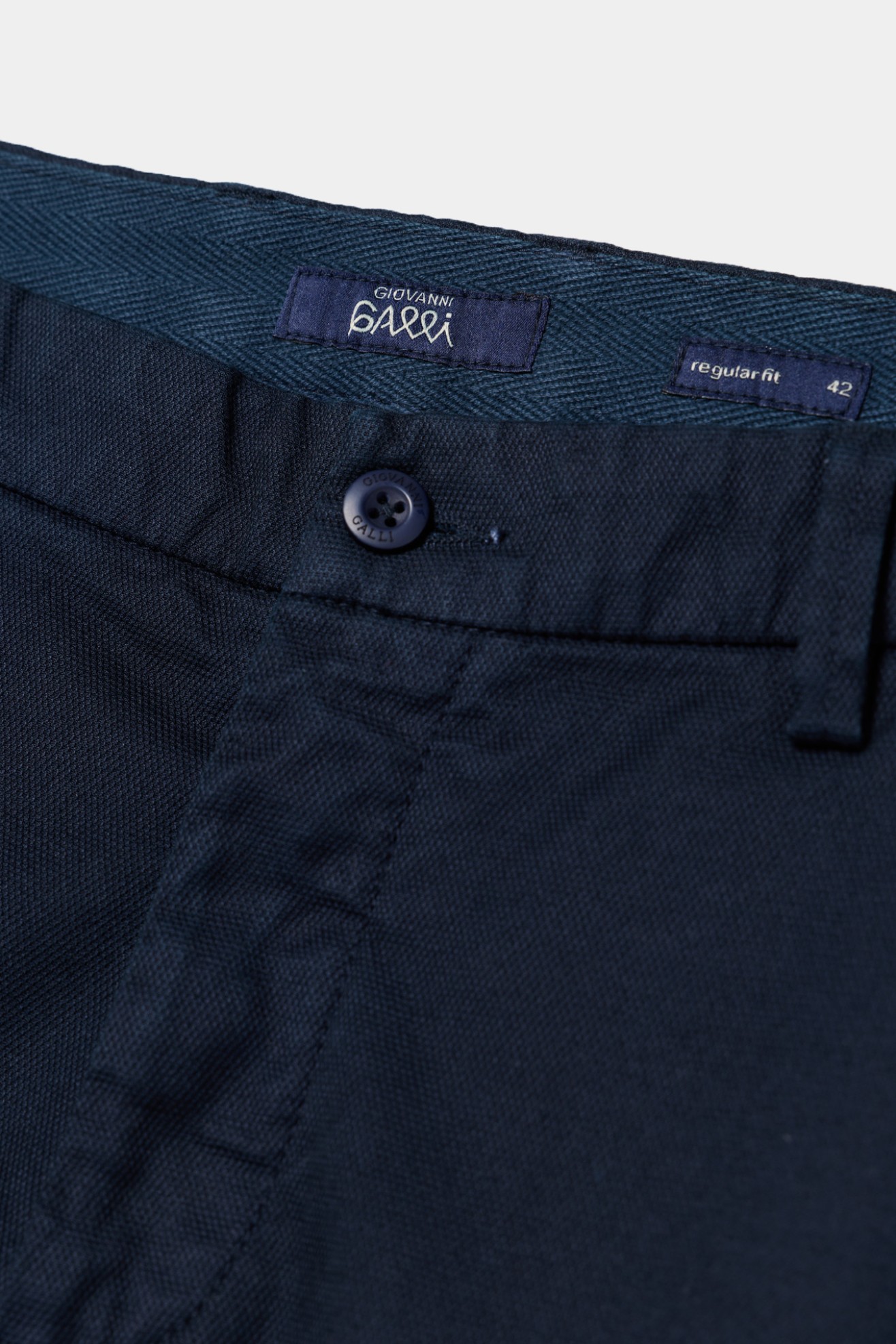 Calças chino com textura slim fit