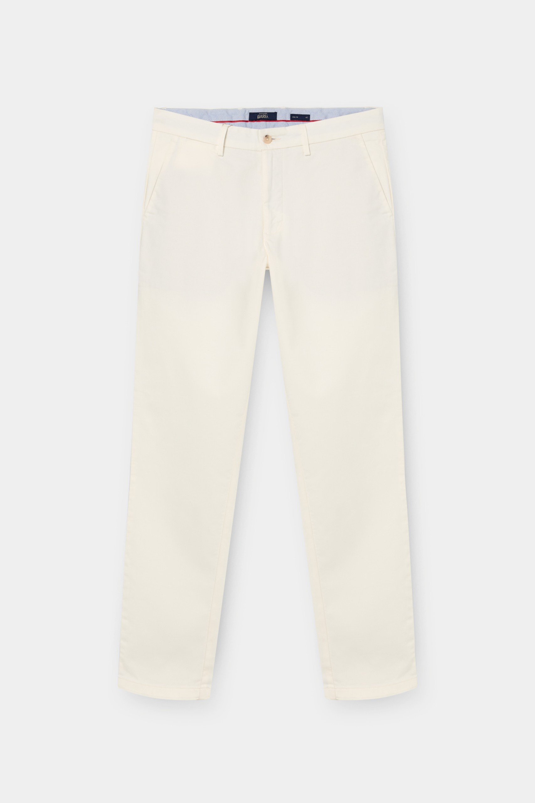 Pantalones chinos slim fit de algodón