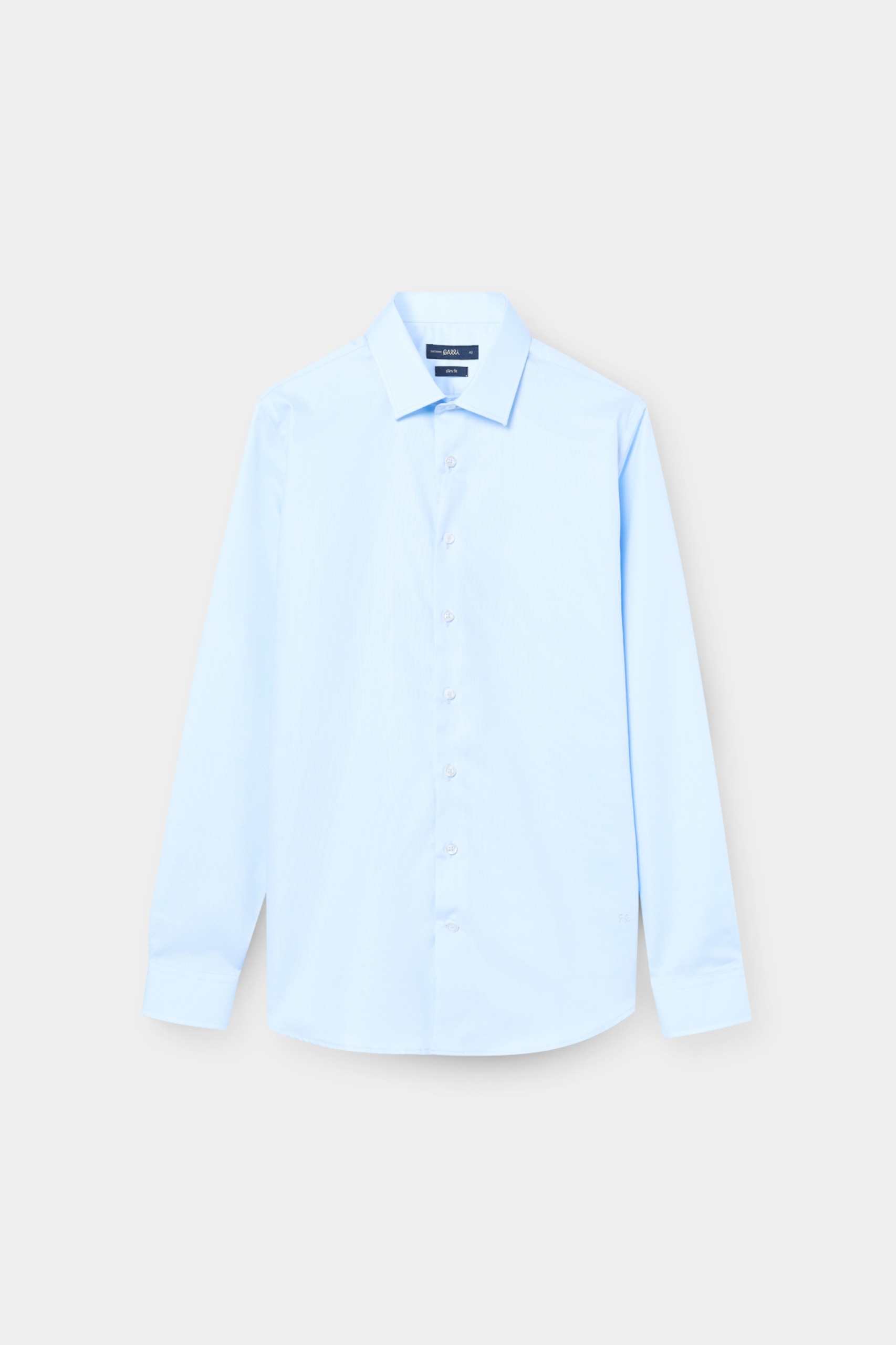 Camisa clásica slim fit easy iron