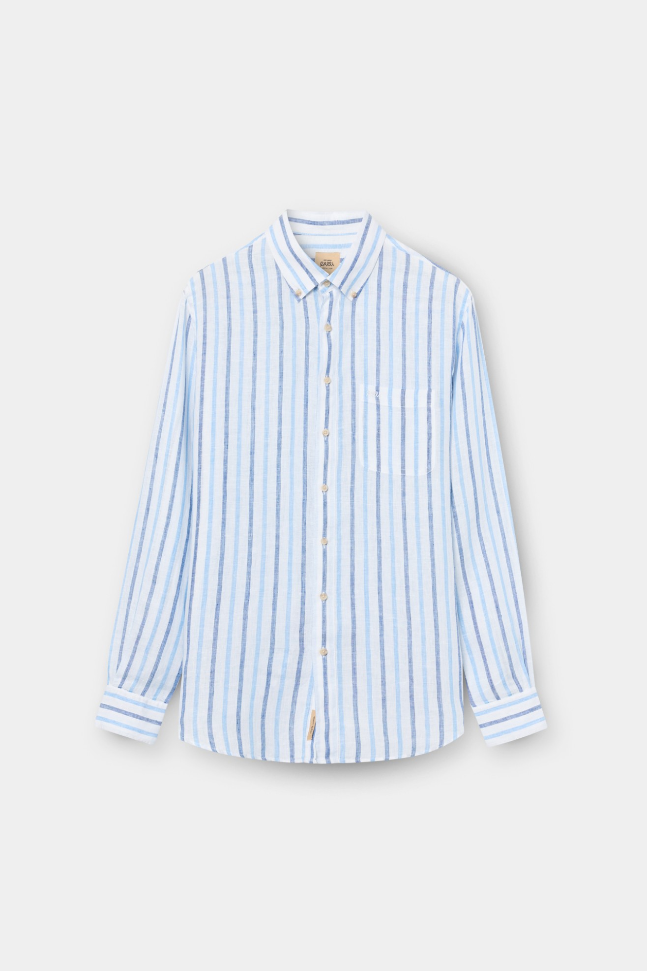 Camisa em linho regular fit