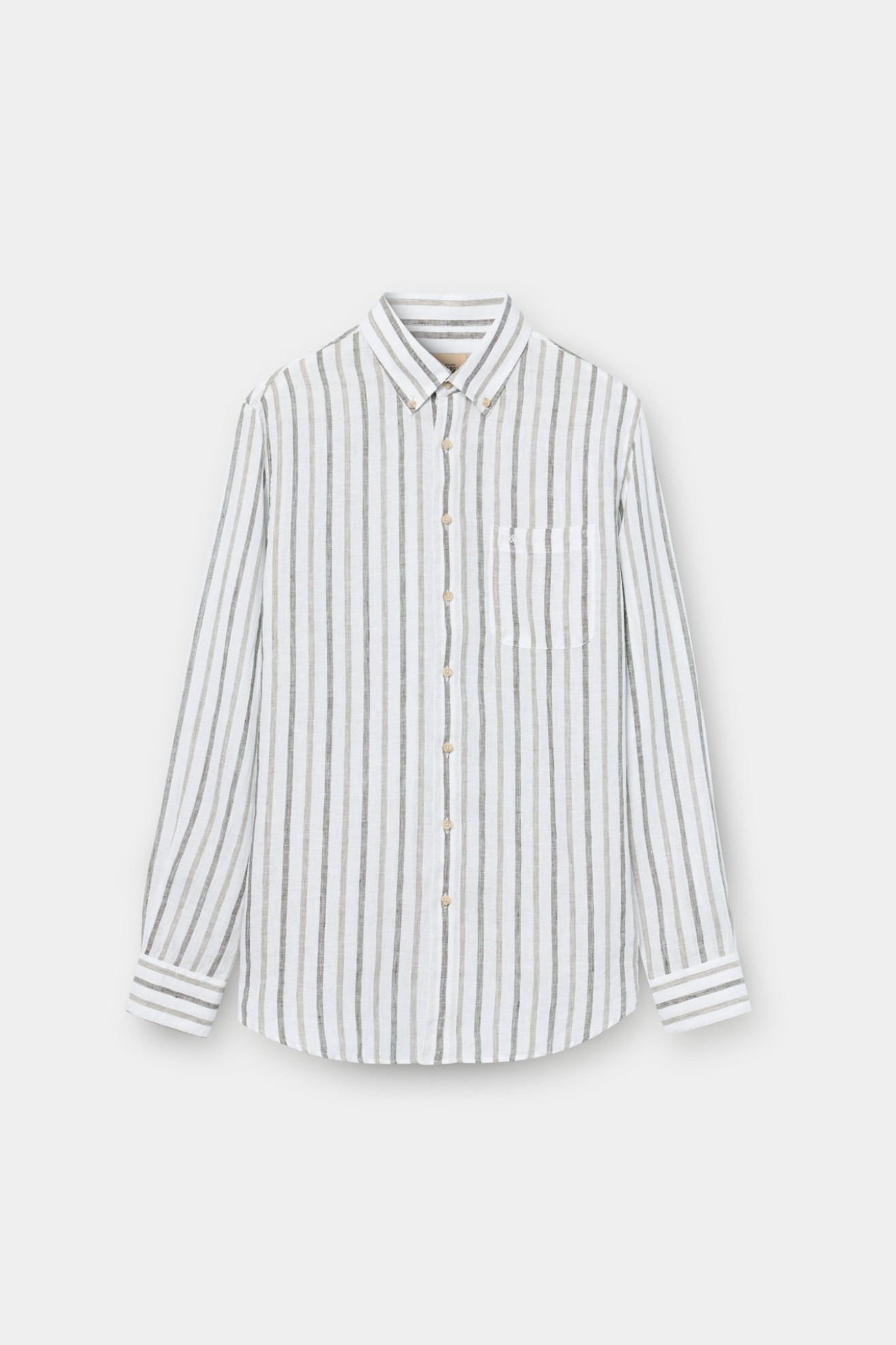 Camisa em linho regular fit