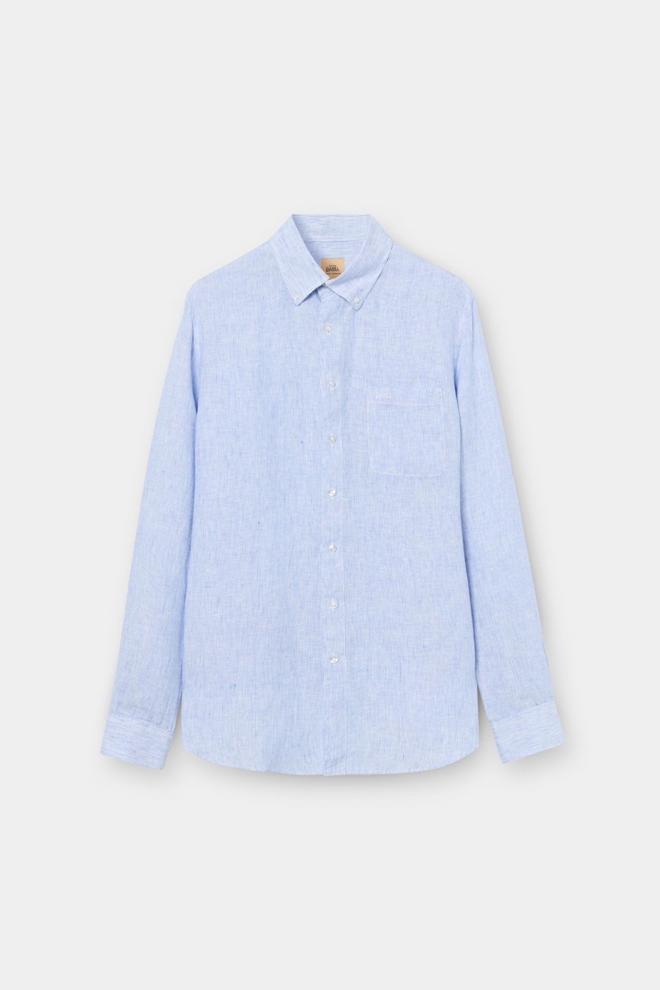 Camisa regular fit em linho