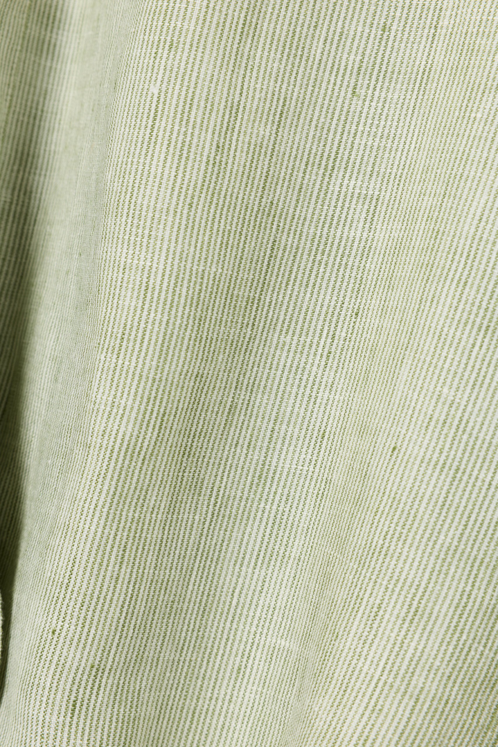 Camisa regular fit de lino