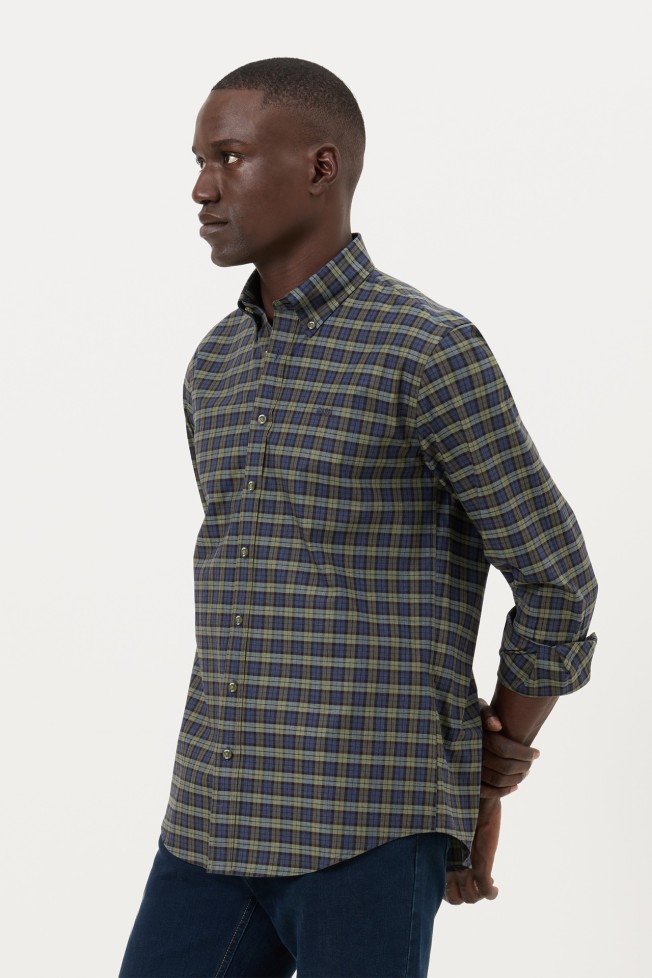 Camisa xadrez regular fit 