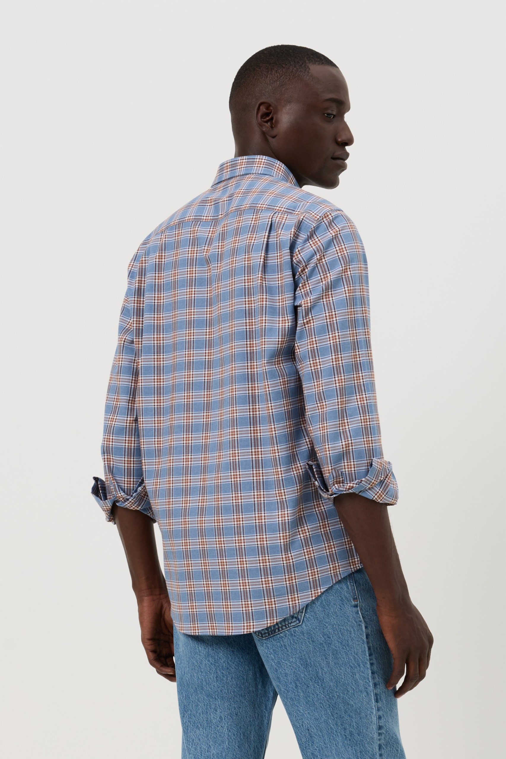 Camisa a cuadros de corte regular