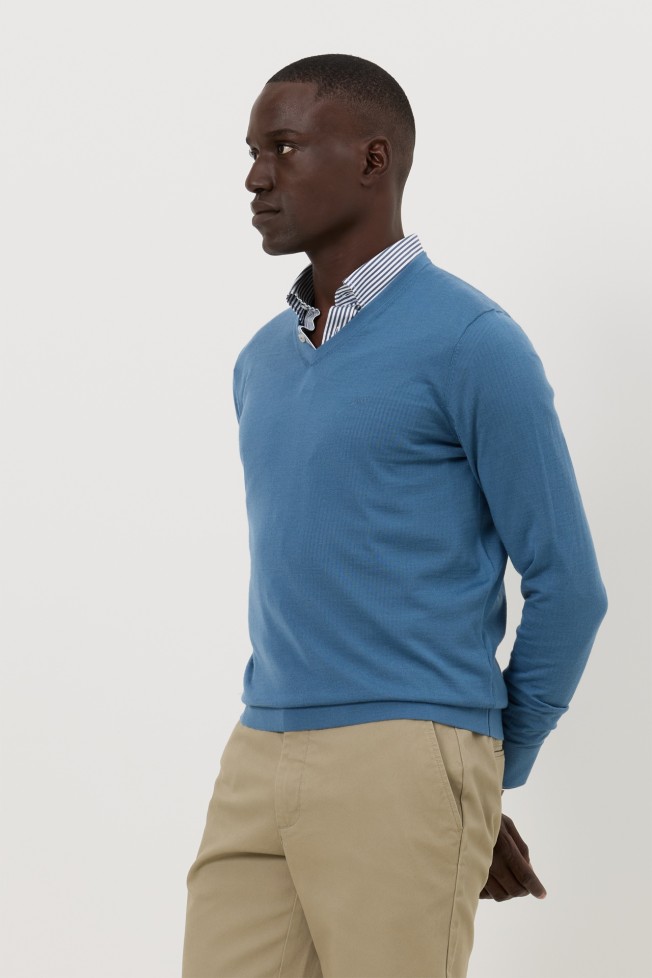 Jersey de punto de lana merino