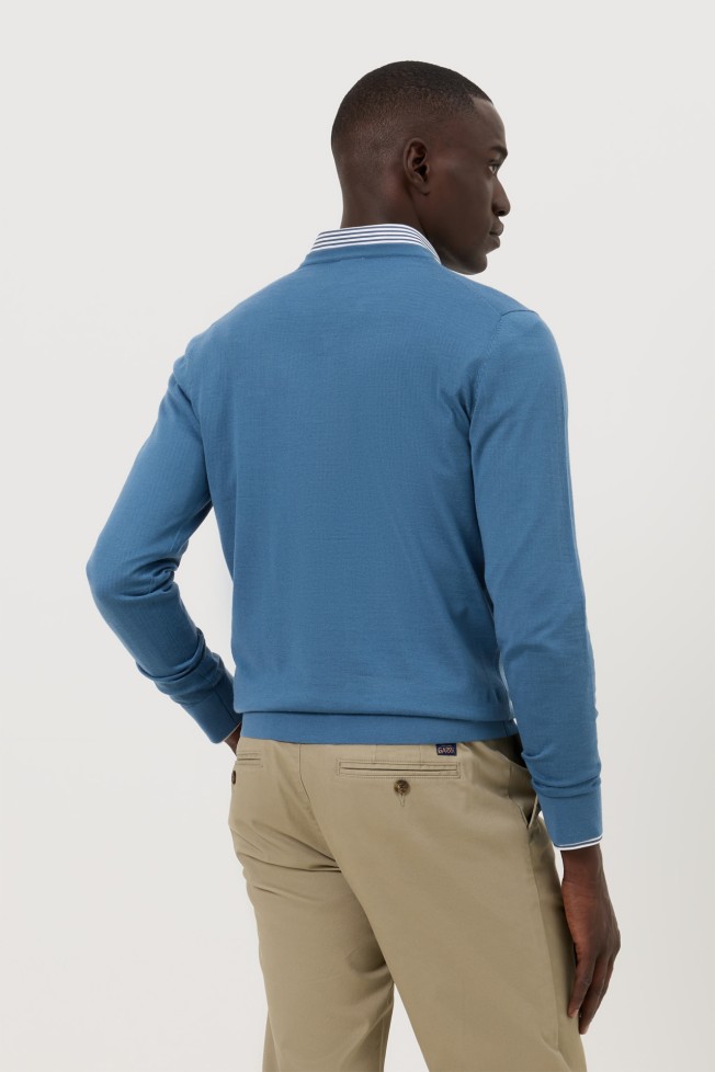 Jersey de punto de lana merino