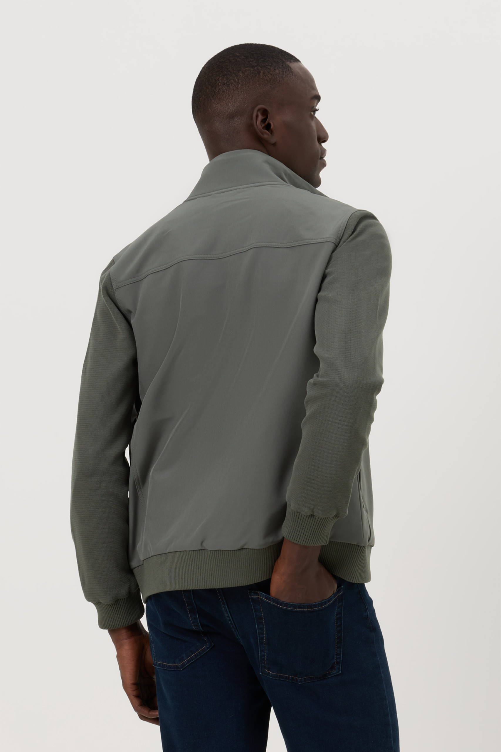 Chaqueta de punto y tejido