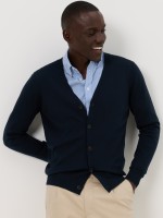 C�rdigan de corte regular en azul marino