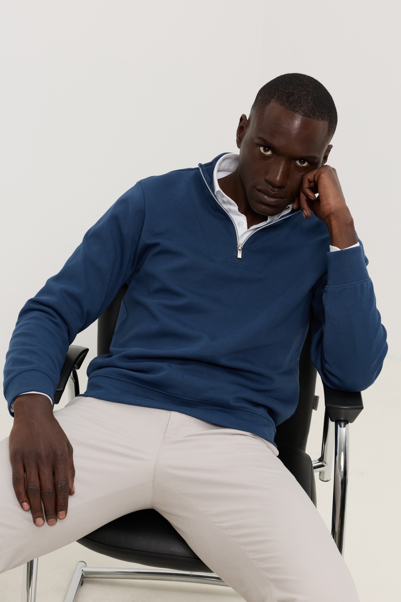 Camisola malha em algod�o