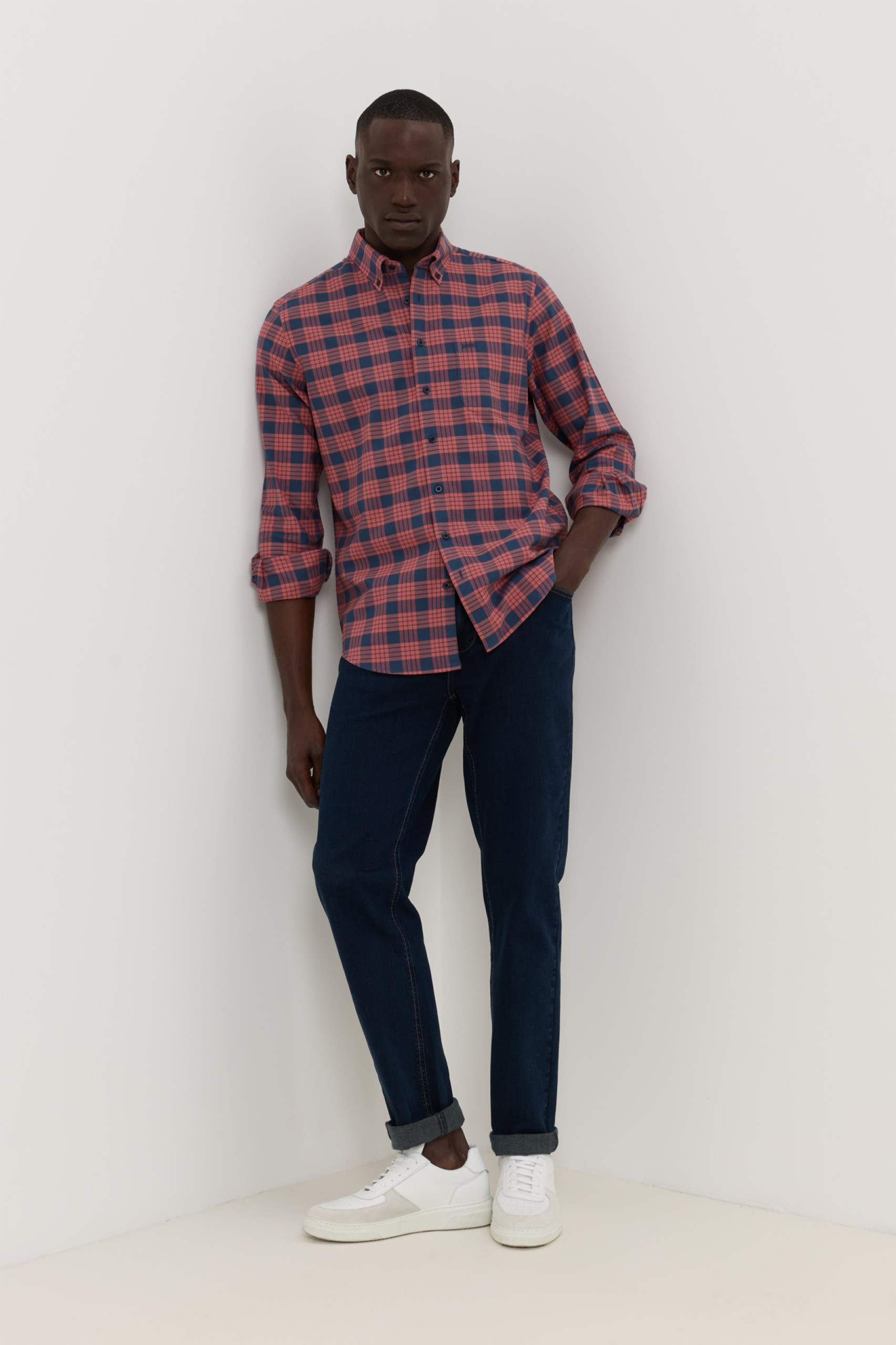 Camisa de cuadros regular fit