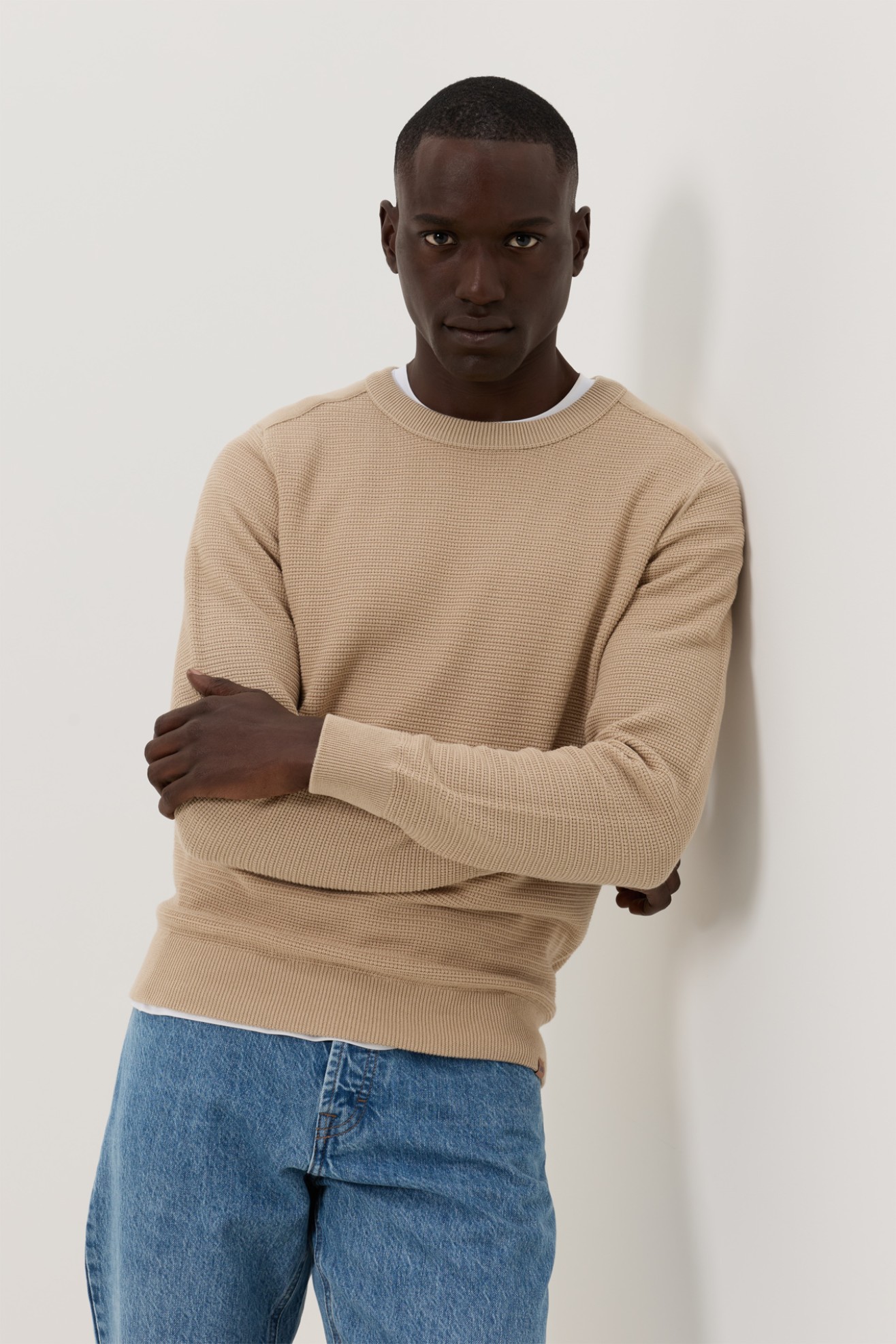 Camisola de malha em algod�o 