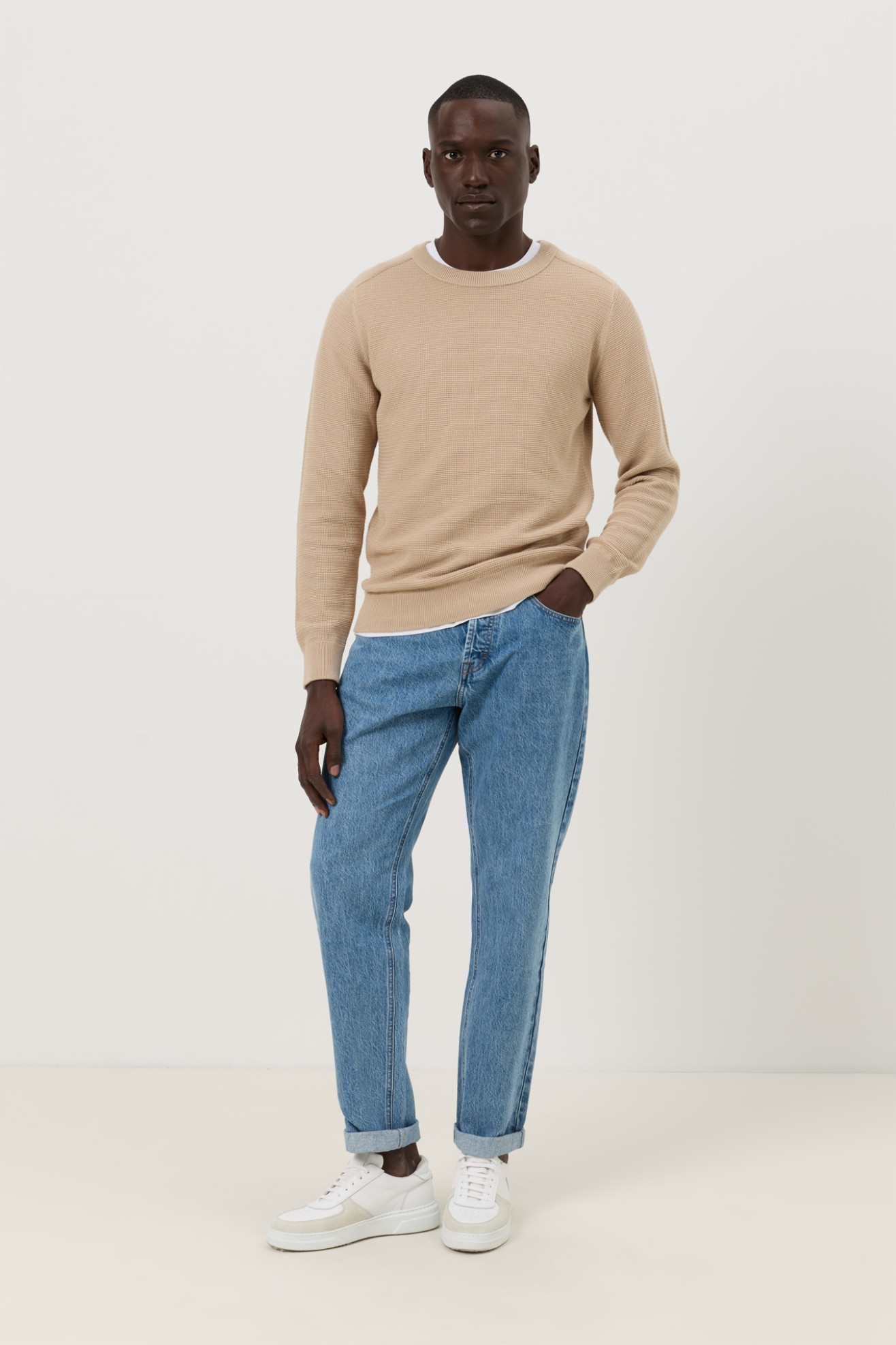 Camisola de malha em algod�o 