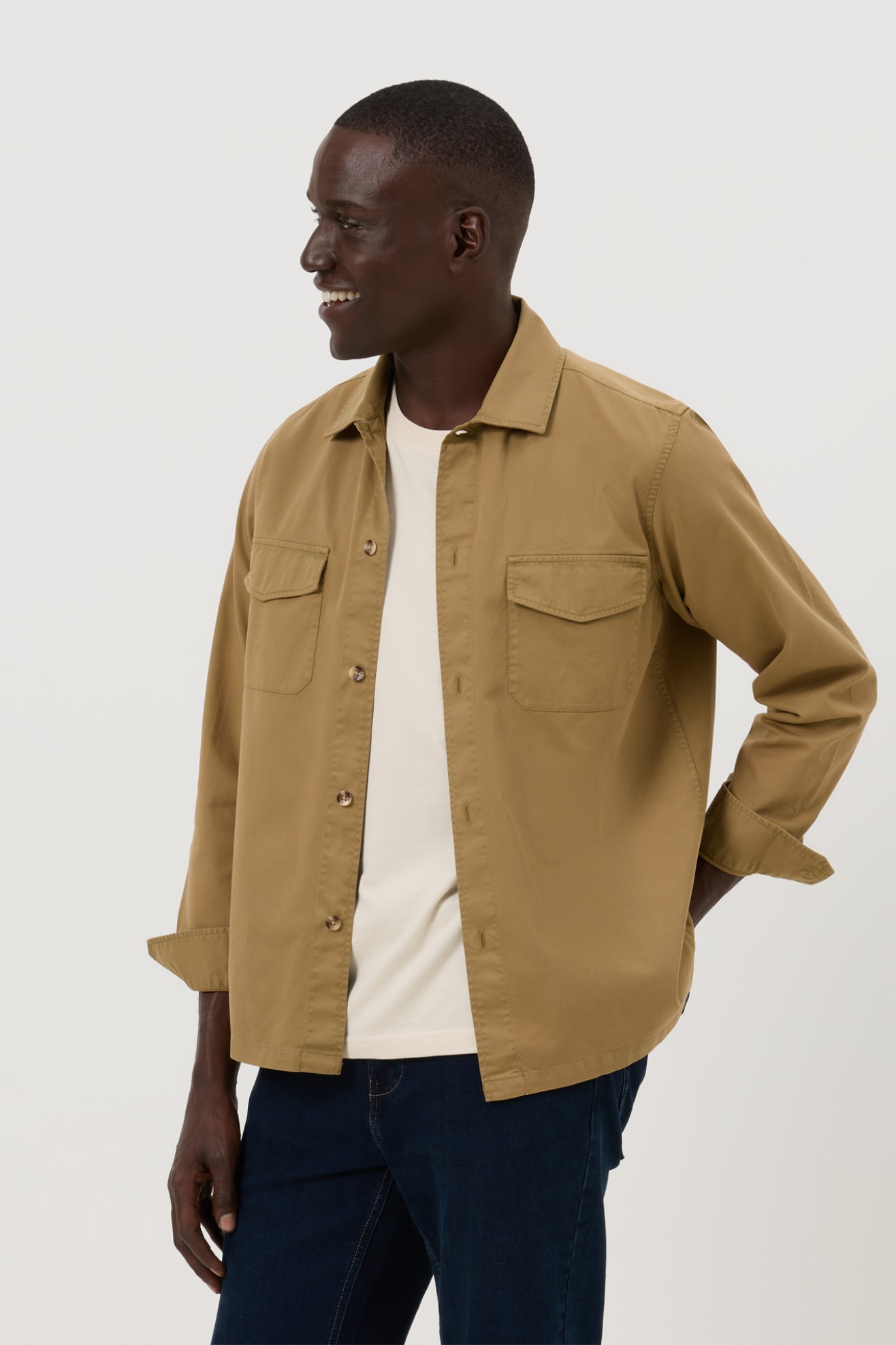 Sobrecamisa en algod�n