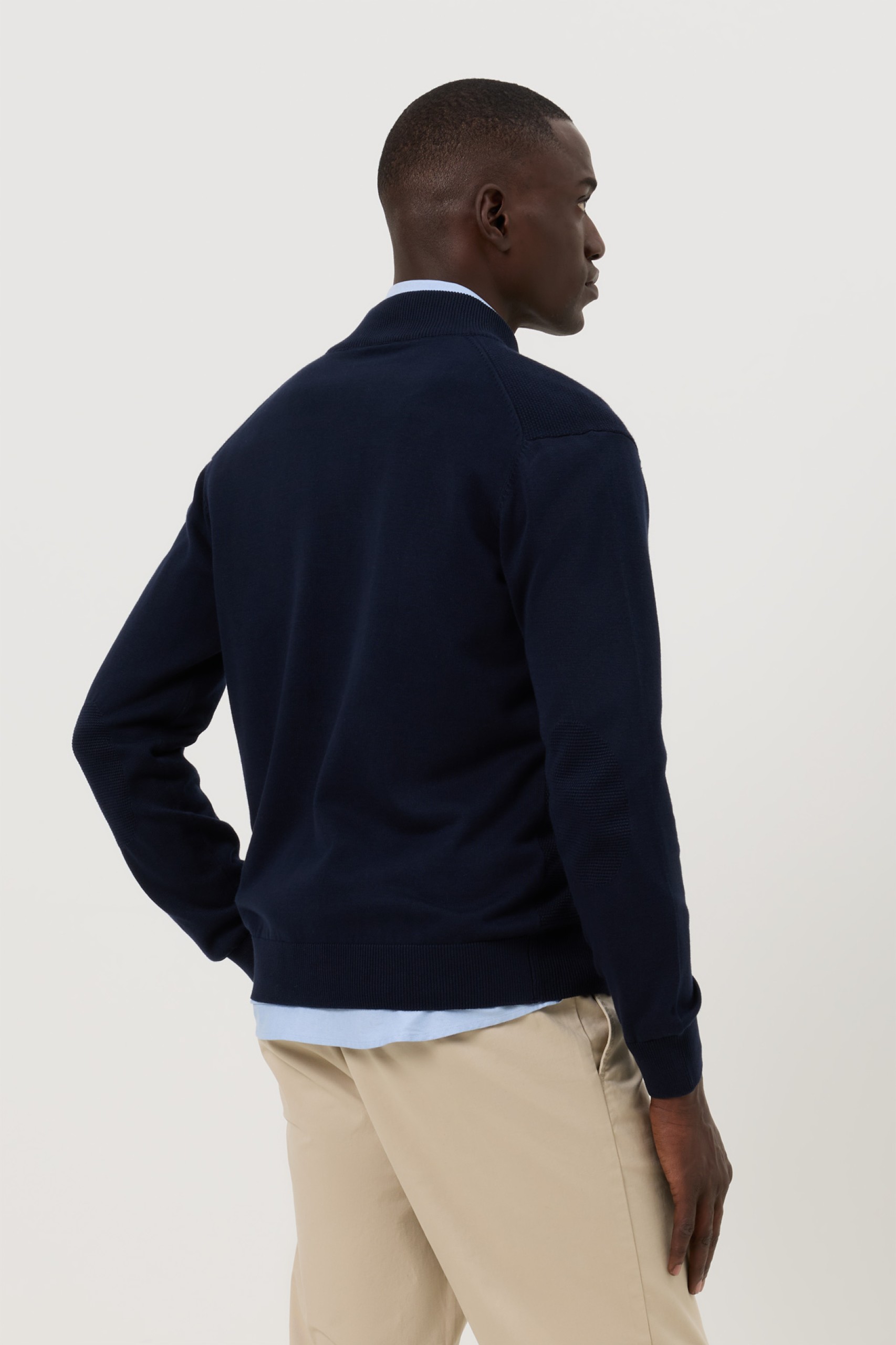 Chaqueta de punto tricotada