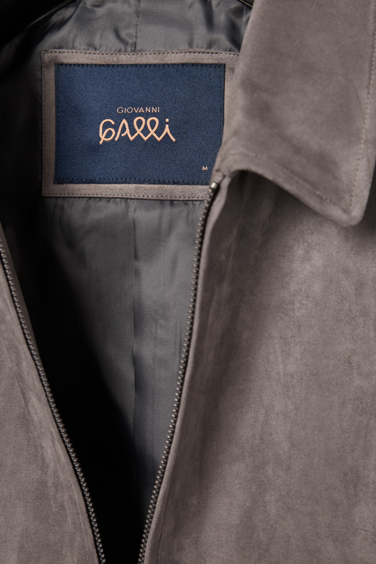 Chaqueta con efecto ante