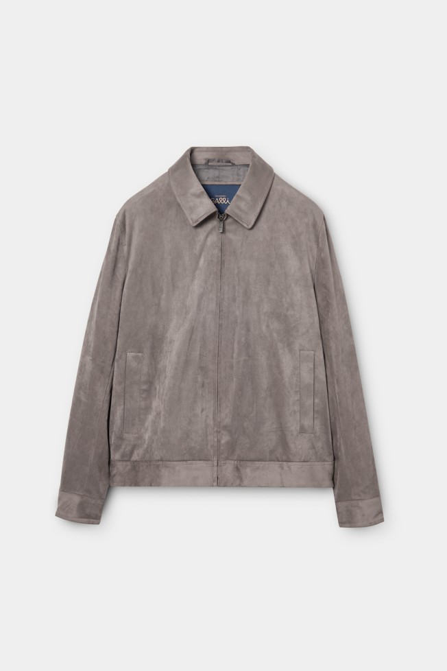 Blus�o efeito camur�a