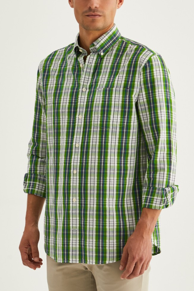 Camisa xadrez regular fit