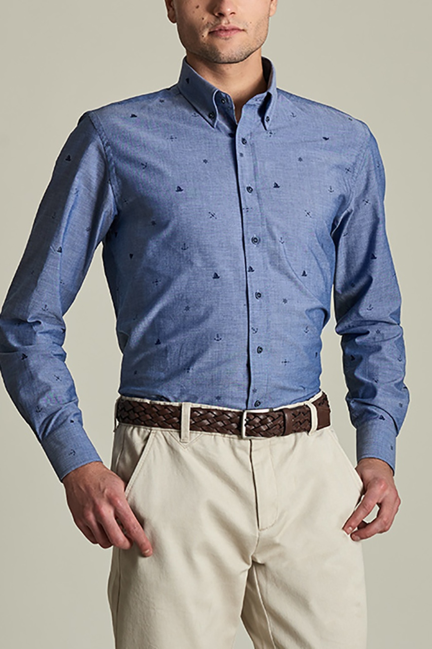 Camisa deportiva slim fit