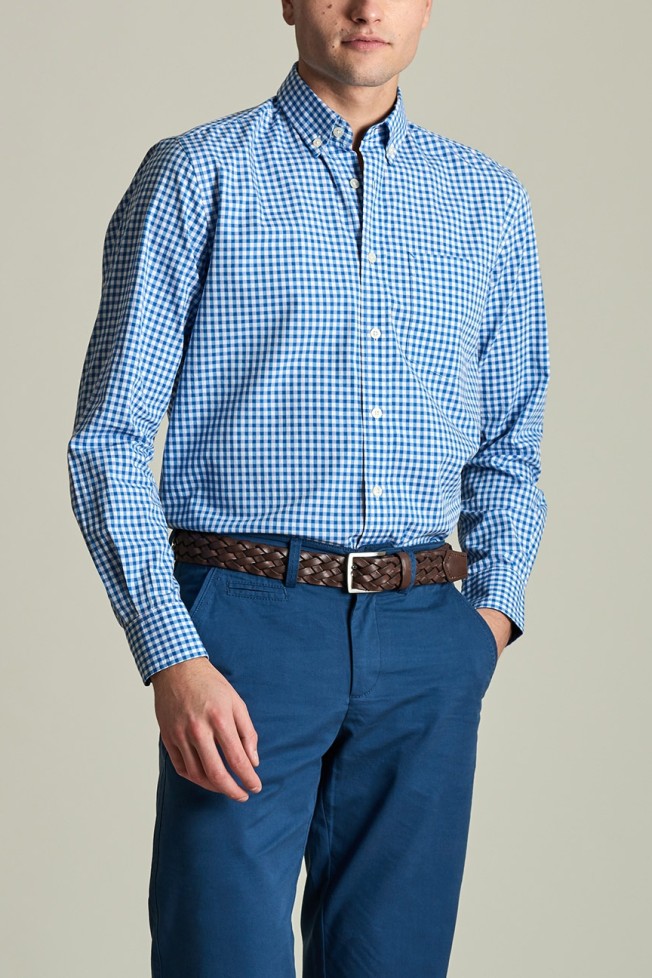 Camisa regular fit a cuadros Camisa regular fit a cuadros