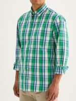 Camisa a cuadros de corte regular