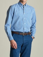 Camisa regular fit a cuadros