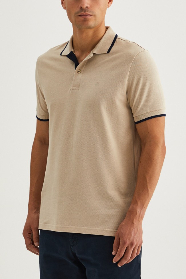 Polo piqué 100% algodão Polo piqué 100% algodão