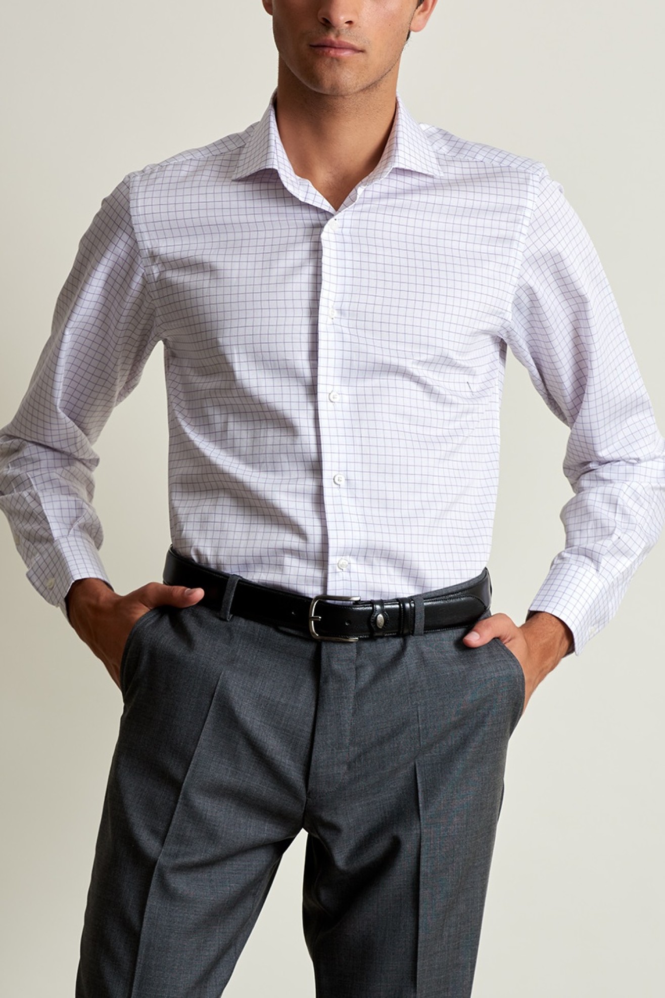 Camisa cl�sica ajustada 