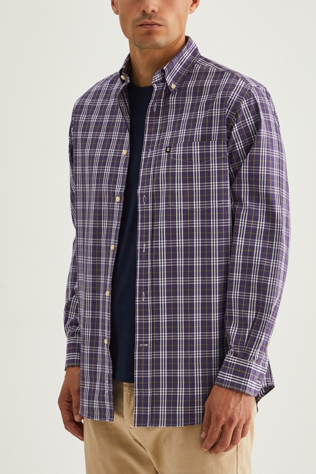 Camisa xadrez regular fit