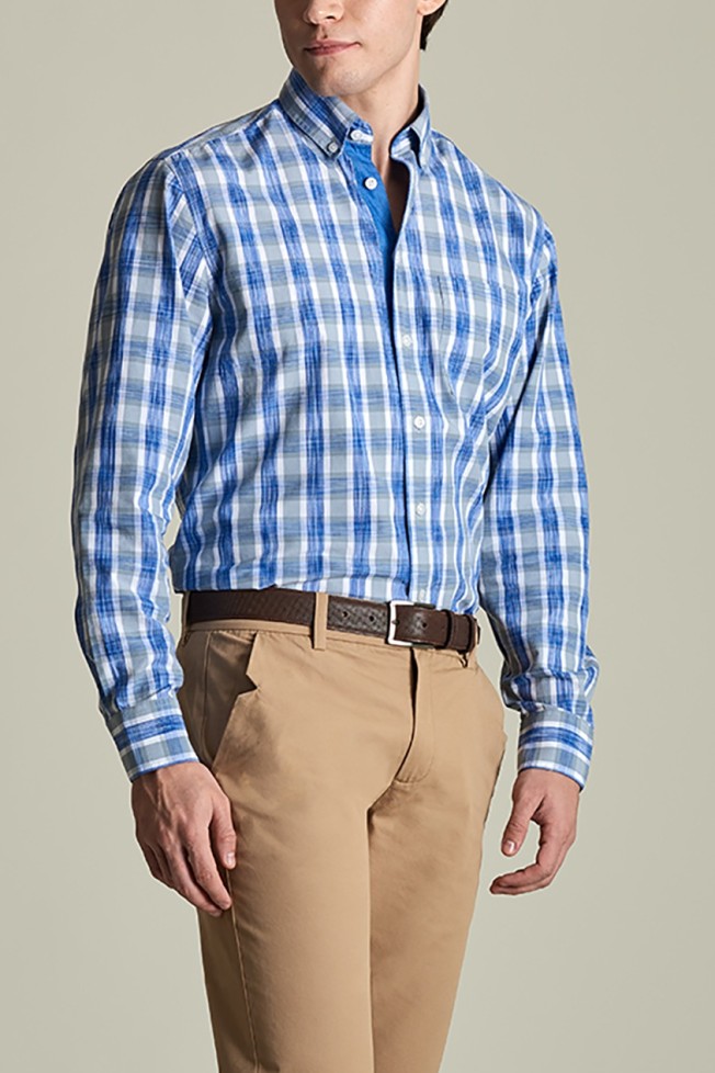 Camisa xadrez regular fit