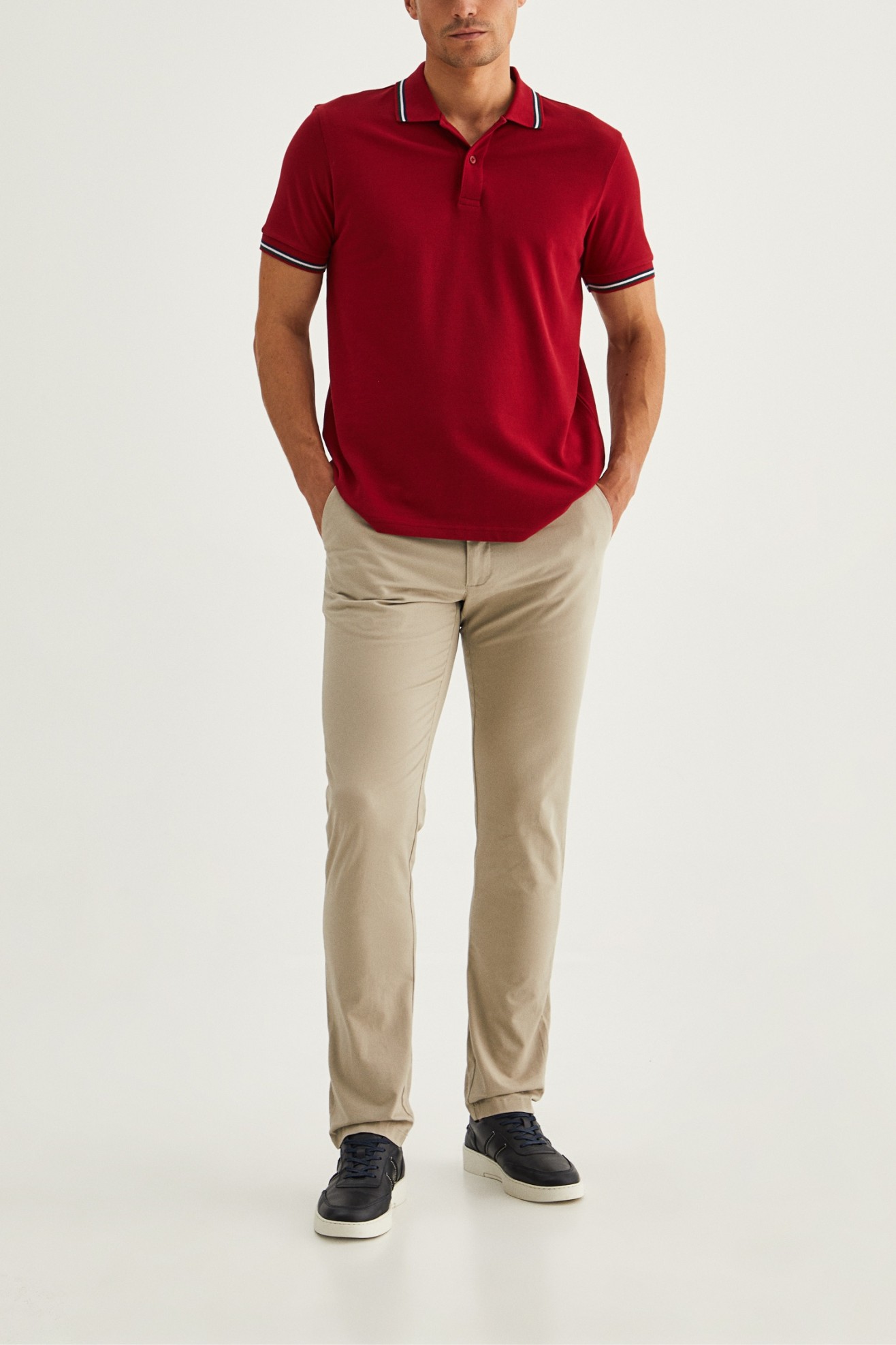 Polo piqu� 100% algod�o